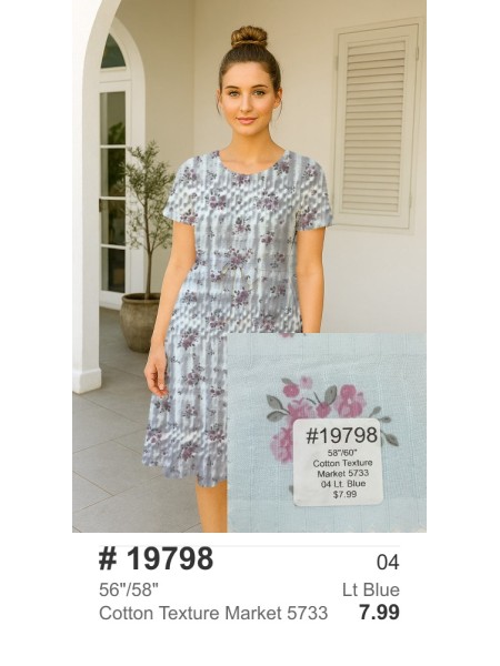 19798 Cotton Texture Market 5733 Lt Blue