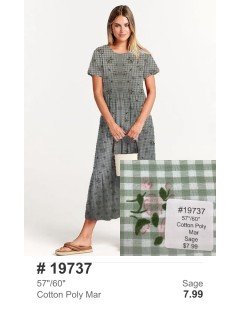 19737 Cotton Poly Mar Sage