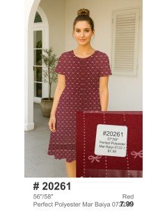 20261 Perfect Polyester Red