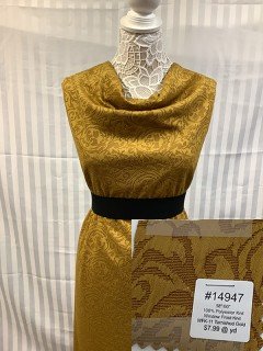 14947 Window Frost Knit Tarnished Gold