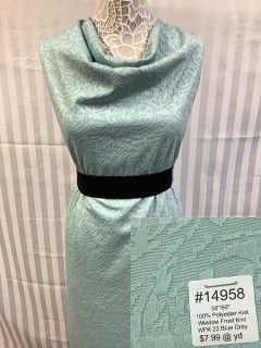 14958 Window Frost Knit Blue Grey