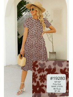 19280 Poly Knit Rust