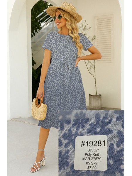 19281 Poly Knit Sky