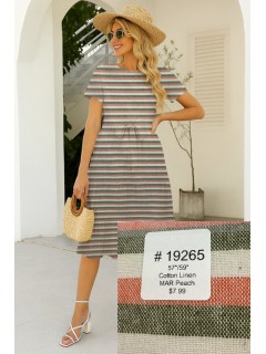 19265 Cotton Linen MAR Peach