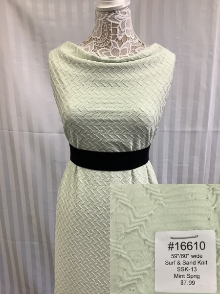16610 Surf & Sand Knit Mint Sprig