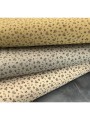 19337 Cotton Diamond Tan Rust Rose Calico