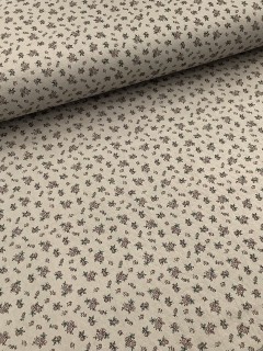 19337 Cotton Diamond Tan Rust Rose Calico 19337 Cotton Diamond Tan Rust Rose Calico