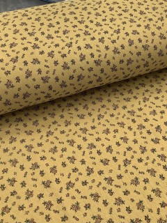 19339 Cotton Diamond Gold Rust Rose Calico 19339 Cotton Diamond Gold Rust Rose Calico