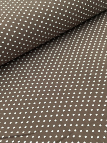 20134 100% Cotton Diamond Brown Square Dot