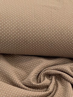 20222 Cotton Diamond Tan Pin Dot 20222 Cotton Diamond Tan Pin Dot