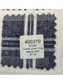 20379 Cotton Linen Poly Navy Windowpane Check