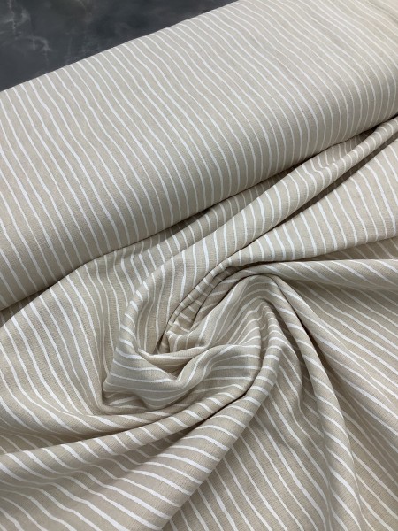 20453 Cotton Diamond Beige Stripe