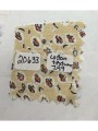20633 Cotton Texture Tan Rosebud Calico
