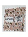 20635 Cotton Texture Pink Rosebud Calico