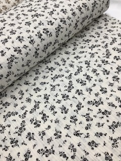 20788 Poly Cotton Black Ditsy Floral 20788 Poly Cotton Black Ditsy Floral