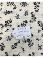 20788 Poly Cotton Black Ditsy Floral