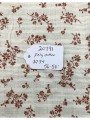 20791 Poly Cotton Rust Ditsy Floral