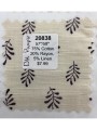 20838 Cotton Rayon Linen Dark Purple Leaf Sprig