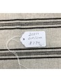 20877 Cotton Linen Natural Black Ticking Stripe