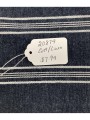 20879 Cotton Linen Navy White Ticking Stripe