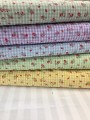 21297 Cotton Blend Yellow Rosebud Gingham