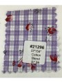 21296 Cotton Blend Lavender Rosebud Gingham