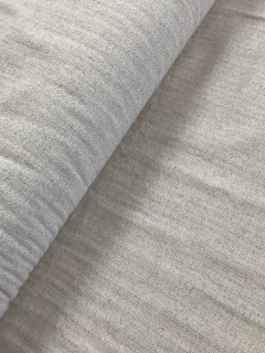 19322 Linen Cotton Natural Textured Stripe