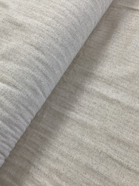 19322 Linen Cotton Natural Textured Stripe