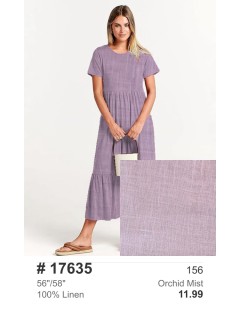 17635 100% Linen Orchid Mist