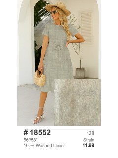 18552 100% Washed Linen Strain