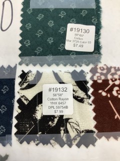 19130 Cotton Mar 3725 Green Floral