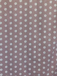 19963 Poly Cotton Daisy Red Gingham