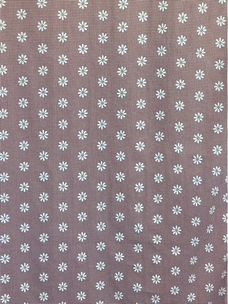 19963 Poly Cotton Daisy Red Gingham