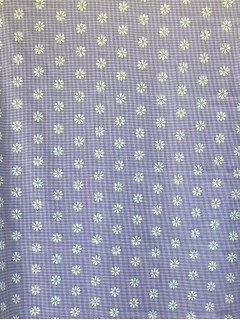 19964 Poly Cotton Daisy Purple Gingham