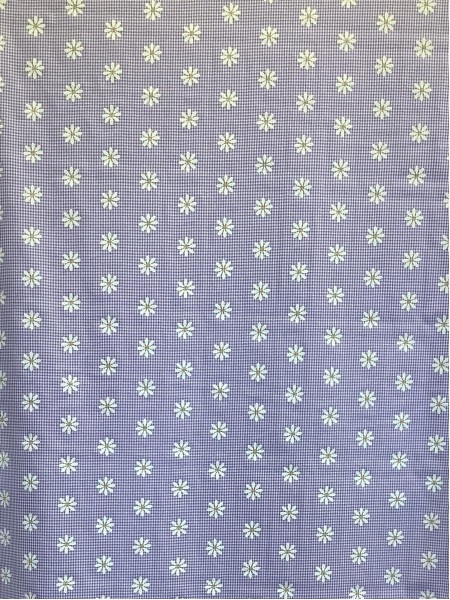 19964 Poly Cotton Daisy Purple Gingham