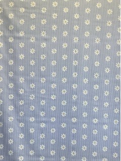 19969 Poly Cotton Daisy Blue Gingham