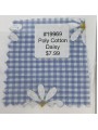19969 Poly Cotton Daisy Blue Gingham