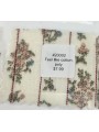 20002 Poly Cotton Red Stripe Floral