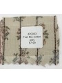 20003 Poly Cotton Tan Floral Stripe