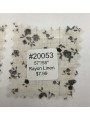 20053 Rayon Linen Cream Grey Rose