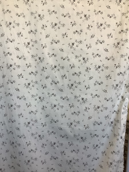 20089 Cotton Linen Cream Grey Vine