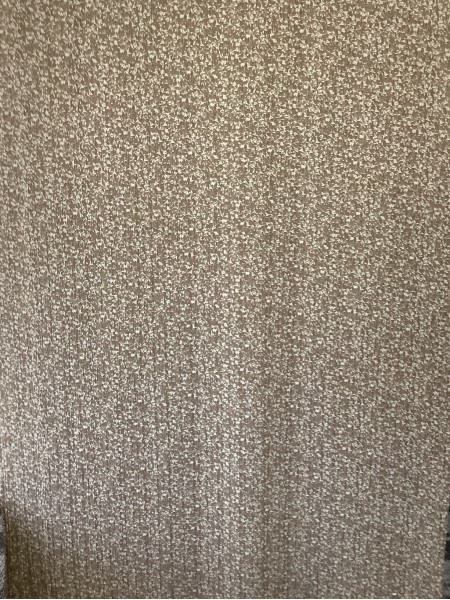 20130 100% Polyester Taupe Floral