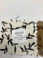 20167 100% Polyester Cream Black Leaf