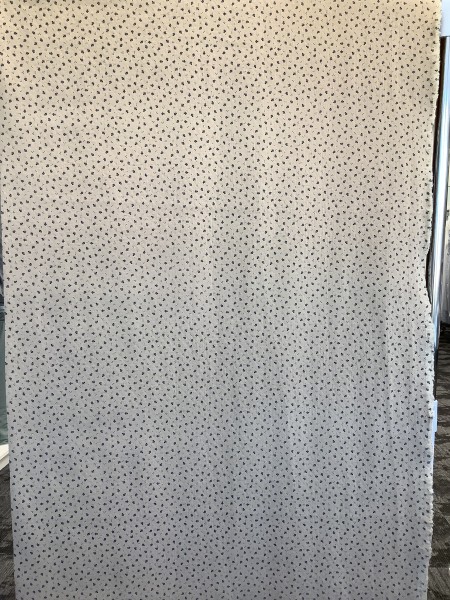 20352 100% Cotton Diamond Tan Navy Floral