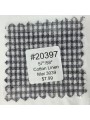 20397 Cotton Linen Mar 3039 Navy Check