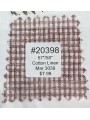 20398 Cotton Linen Mar 3039 Red Check