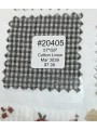 20405 Cotton Linen Mar 3039 Black Check
