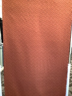20449 Quilted Diamond Cotton Rust Black Floral