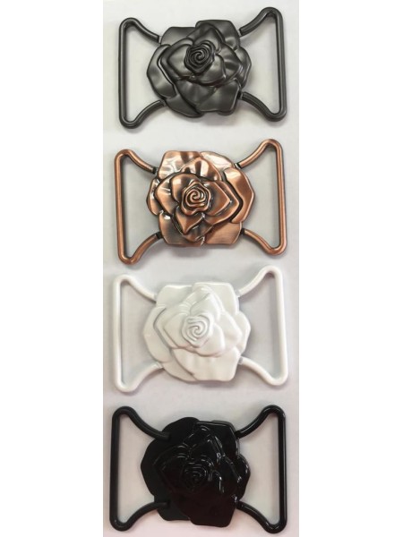 Flower Buckle Clasp 1 1/2 Inches