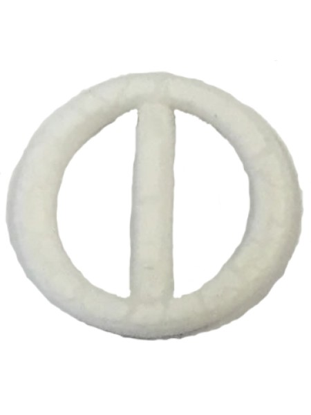 Round White 3/4 inch